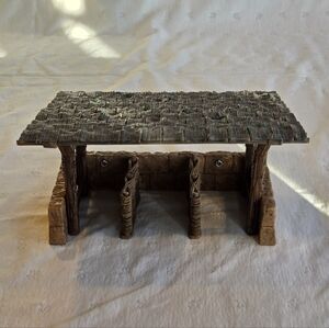 Schleich 2007 Rustic Brown Playset Stable Lean-To